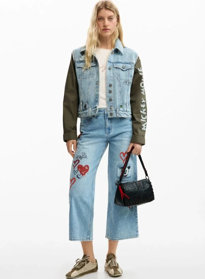 DESIGUAL Mickey Mouse™ Bimaterial Parka